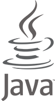 Java logo gris